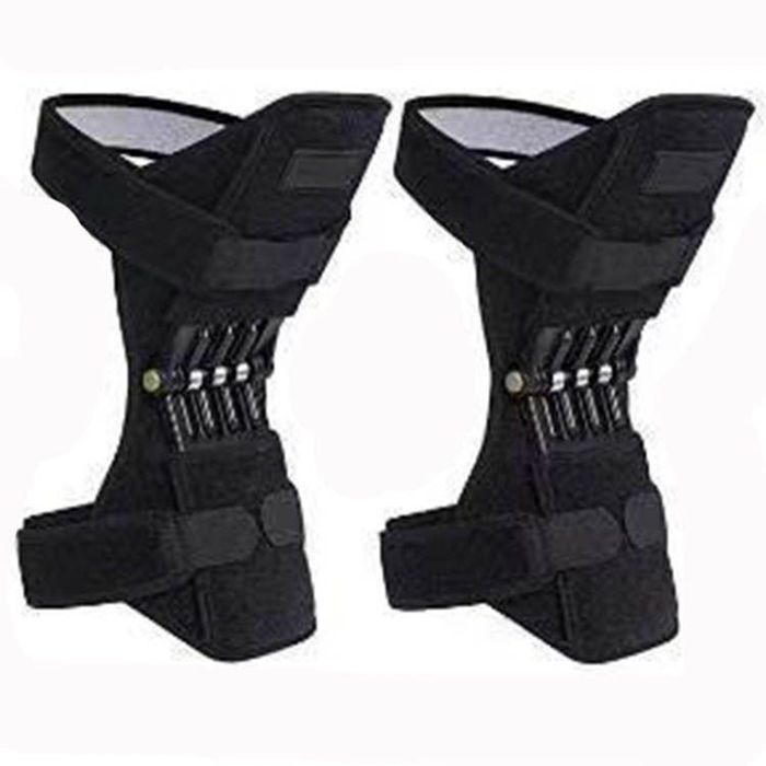 Power Knee - Stabilizatory Wspomagacz Na Kolana - Czarny, Zestaw 2Szt.