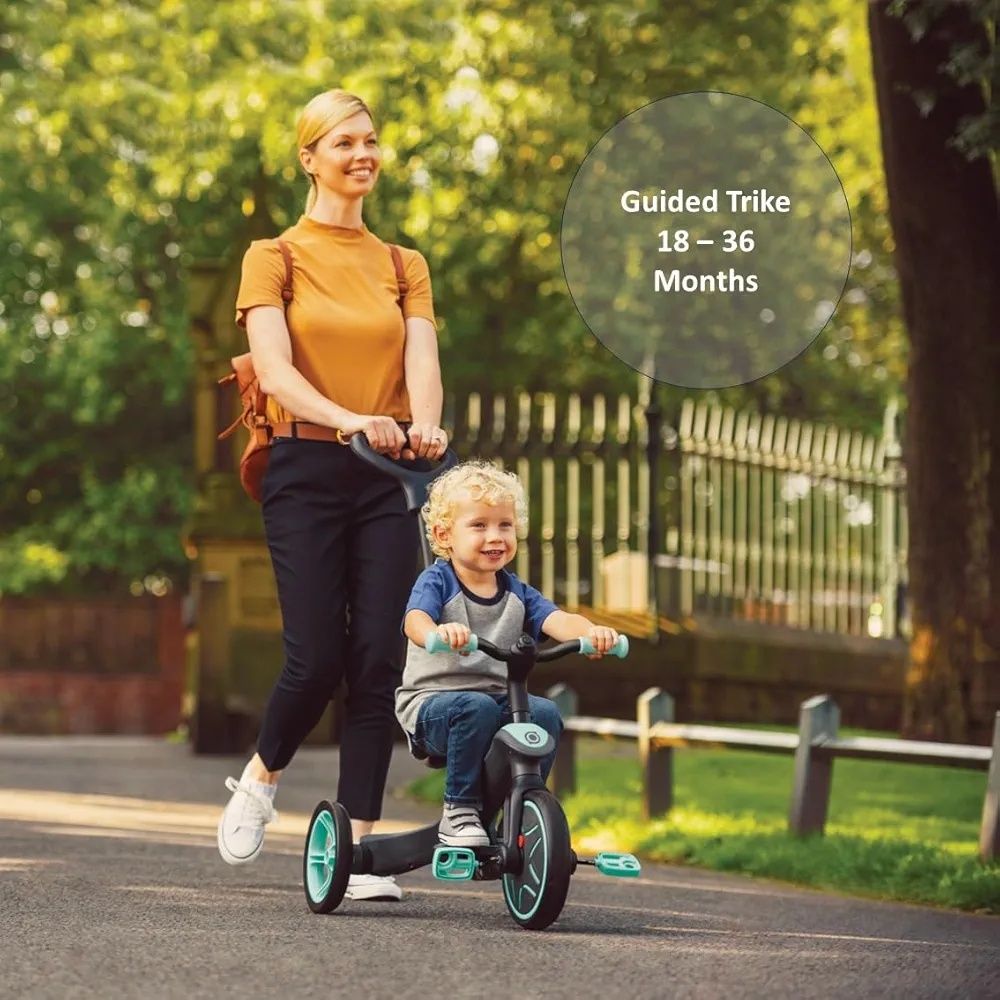 Rowerek trójkółowy biegowy dla dzieci 10m-5y 4 w 1 globbe trike