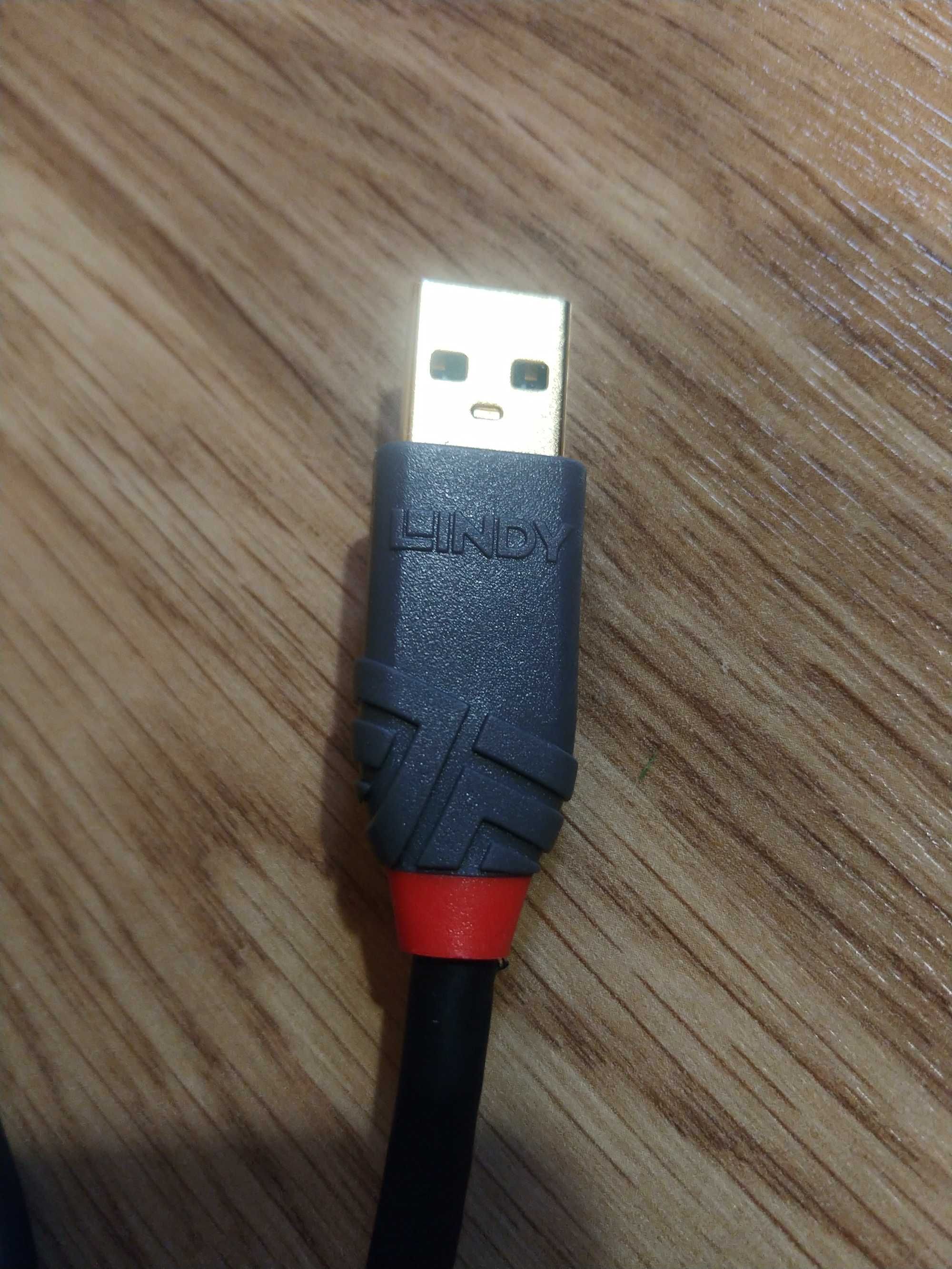 Przewód USB 3.0 A-A LINDY 3 m.b.