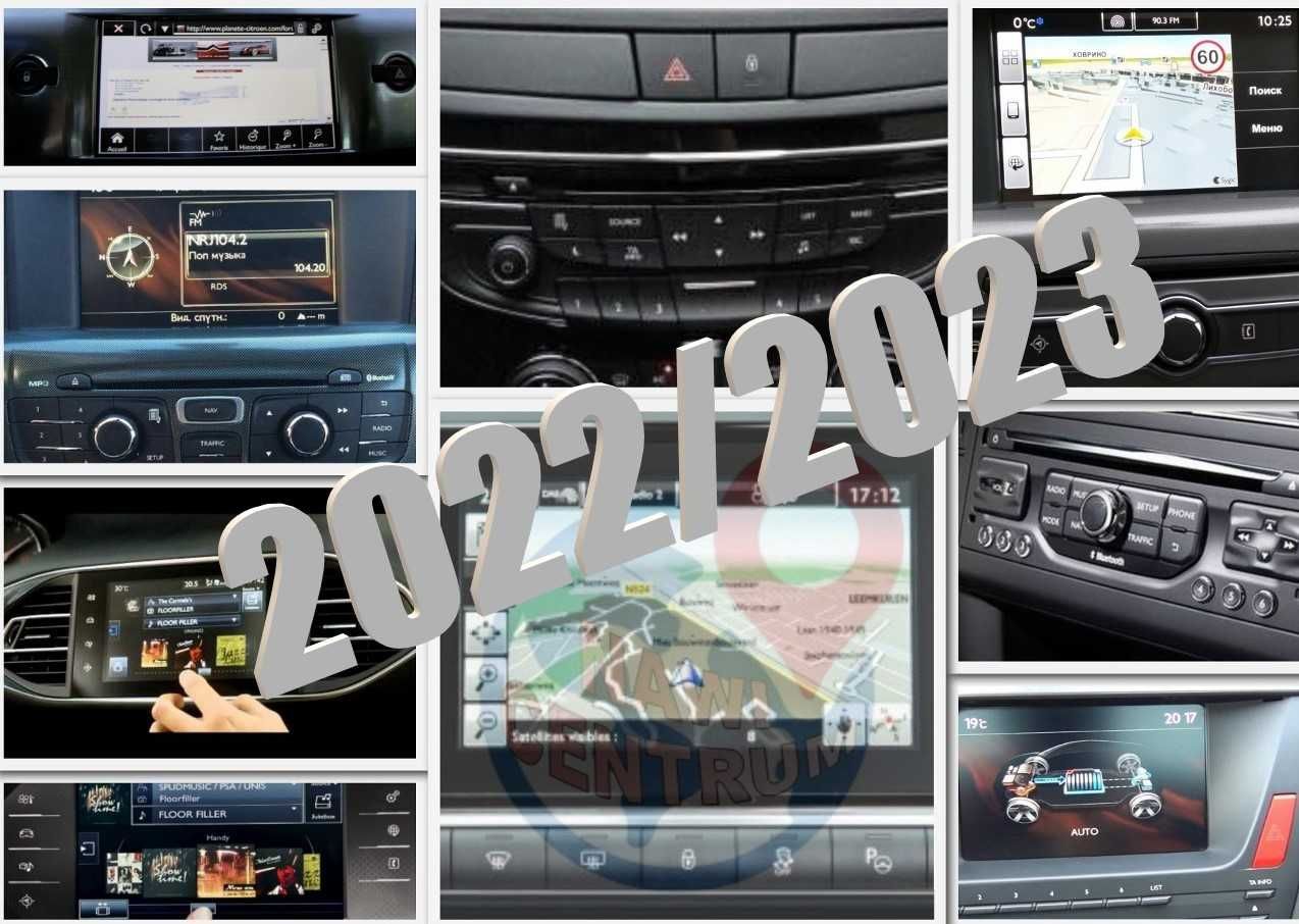 Mapy 2022/2023 Radary Peugeot Citroen DS RNEG2 SMEG