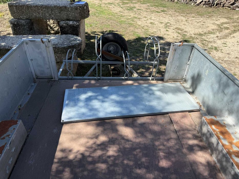 Atrelado Reboque Grande com Suporte de Bicicletas, Modular