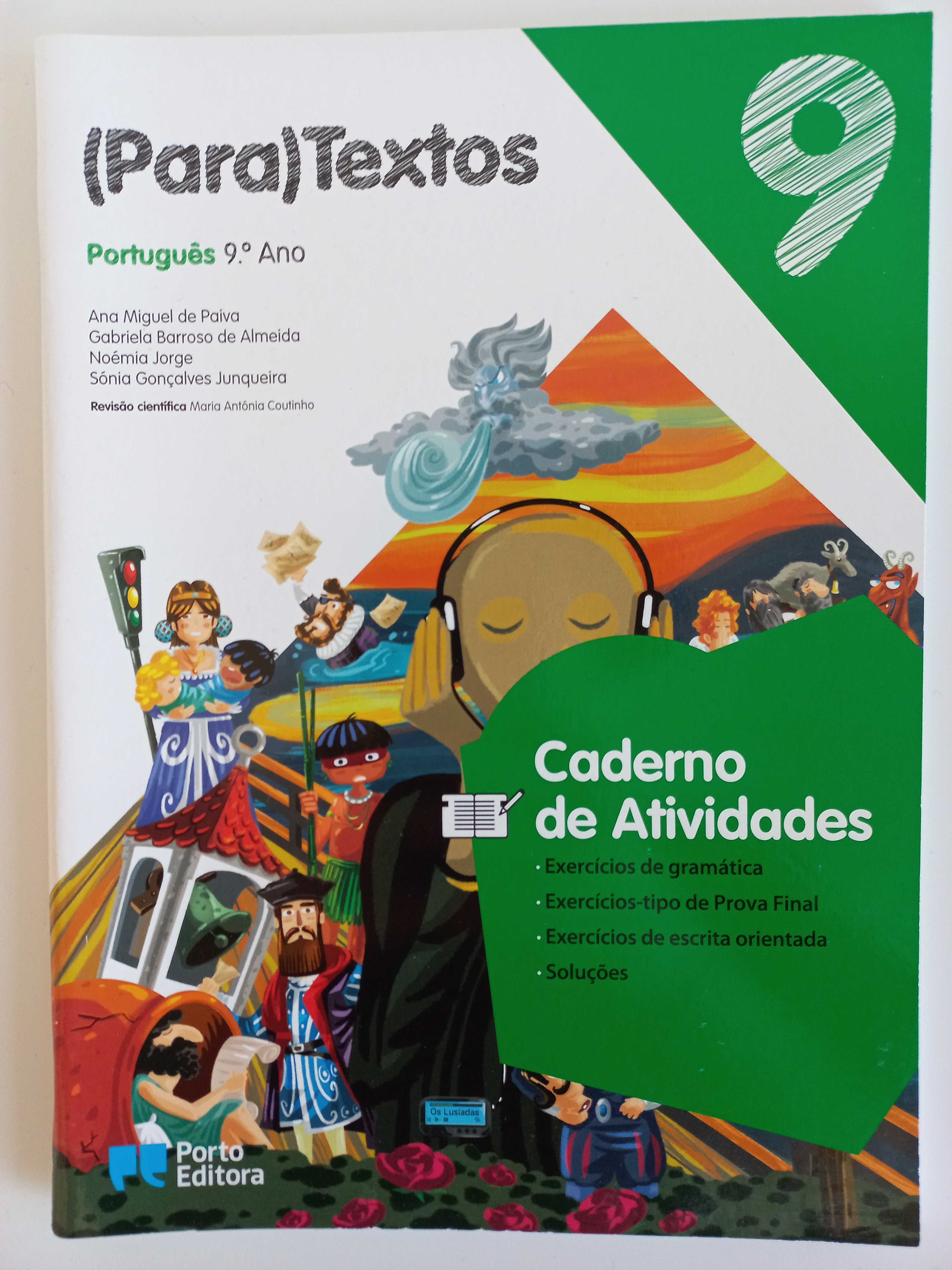 Caderno de Atividades de Português (Para)Textos 9º Ano + Oferta
