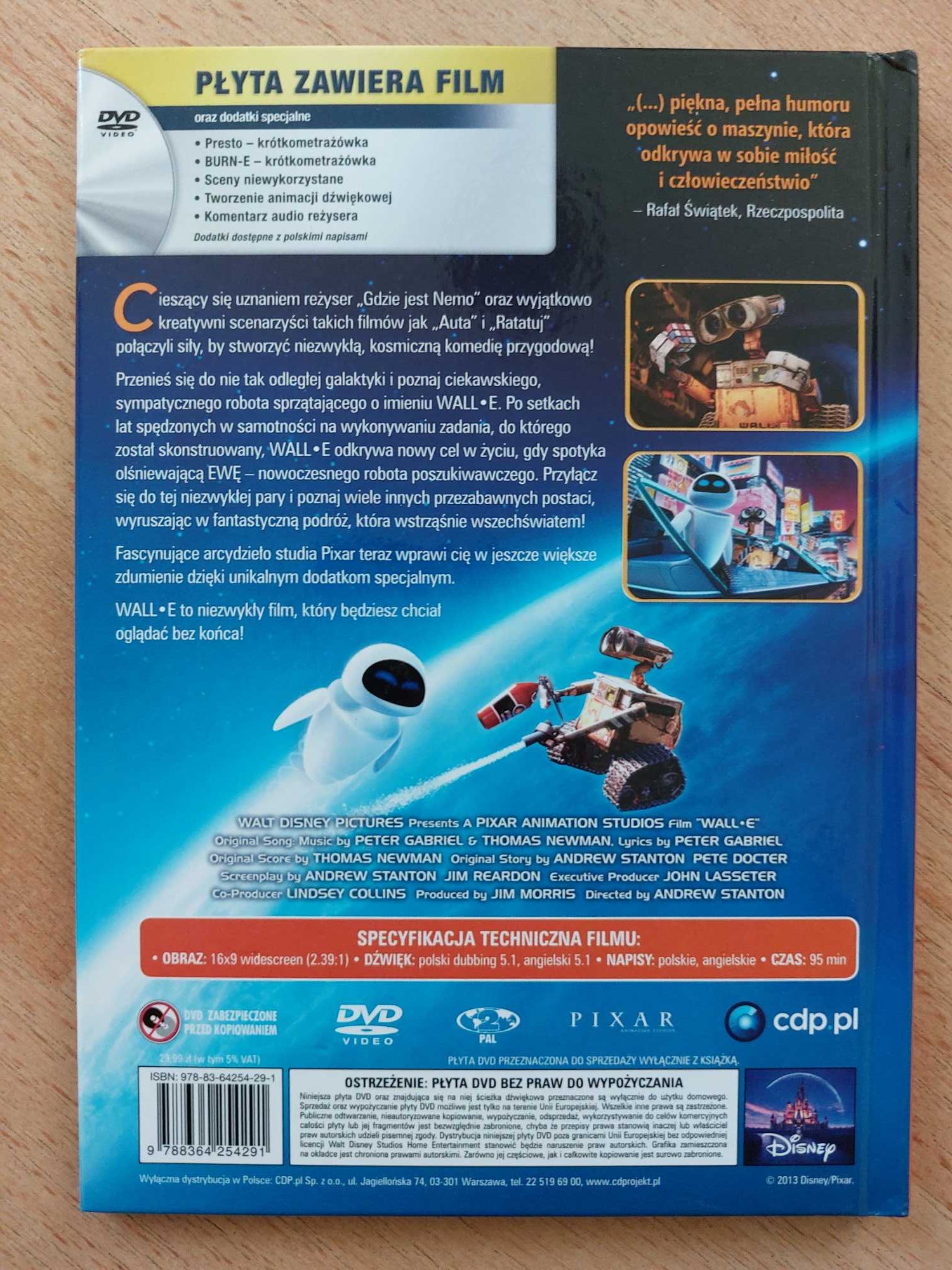 Film bajka DVD Wall-e Pixar