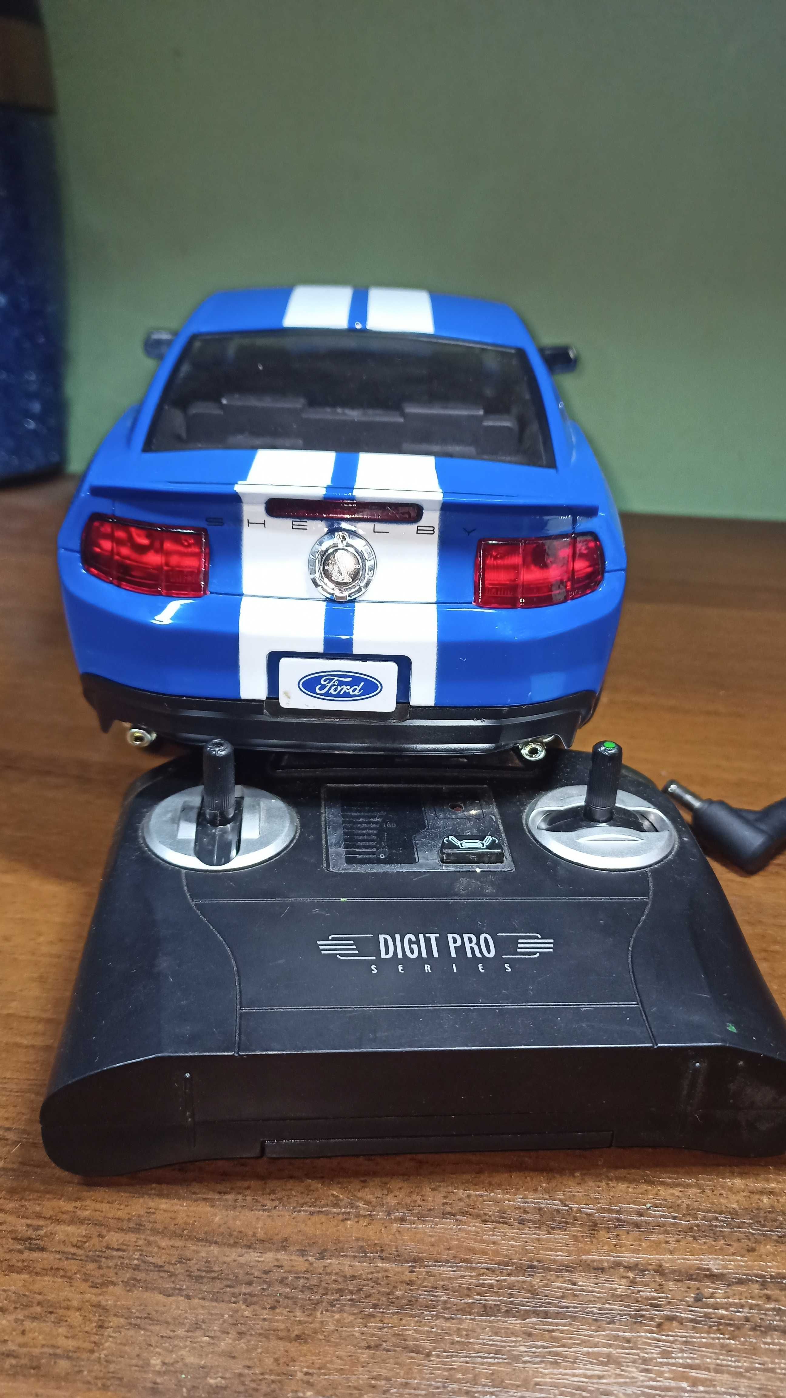 Машинка радіокерована 1:14 Meizhi Ford GT500 Mustang (синій) на пульту
