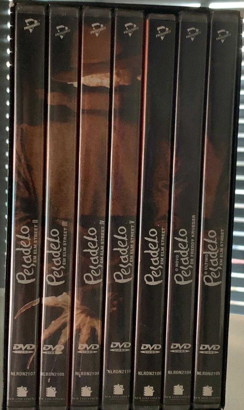 Coleção DVDs Pesadelo em Elm Street
