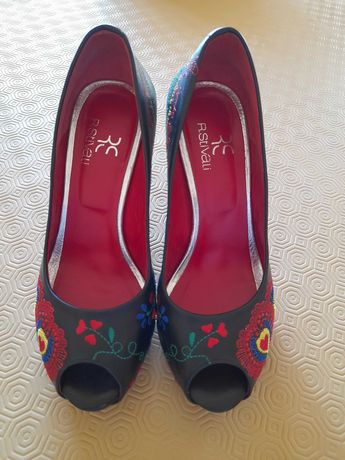 Sapatos Namorarte, Namorar Portugal,  Lencos dos Namorados, tamanho 38