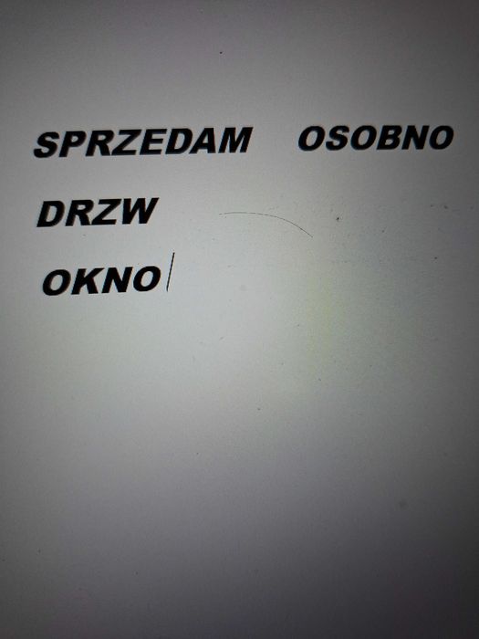 Drzwi , okno drewniane