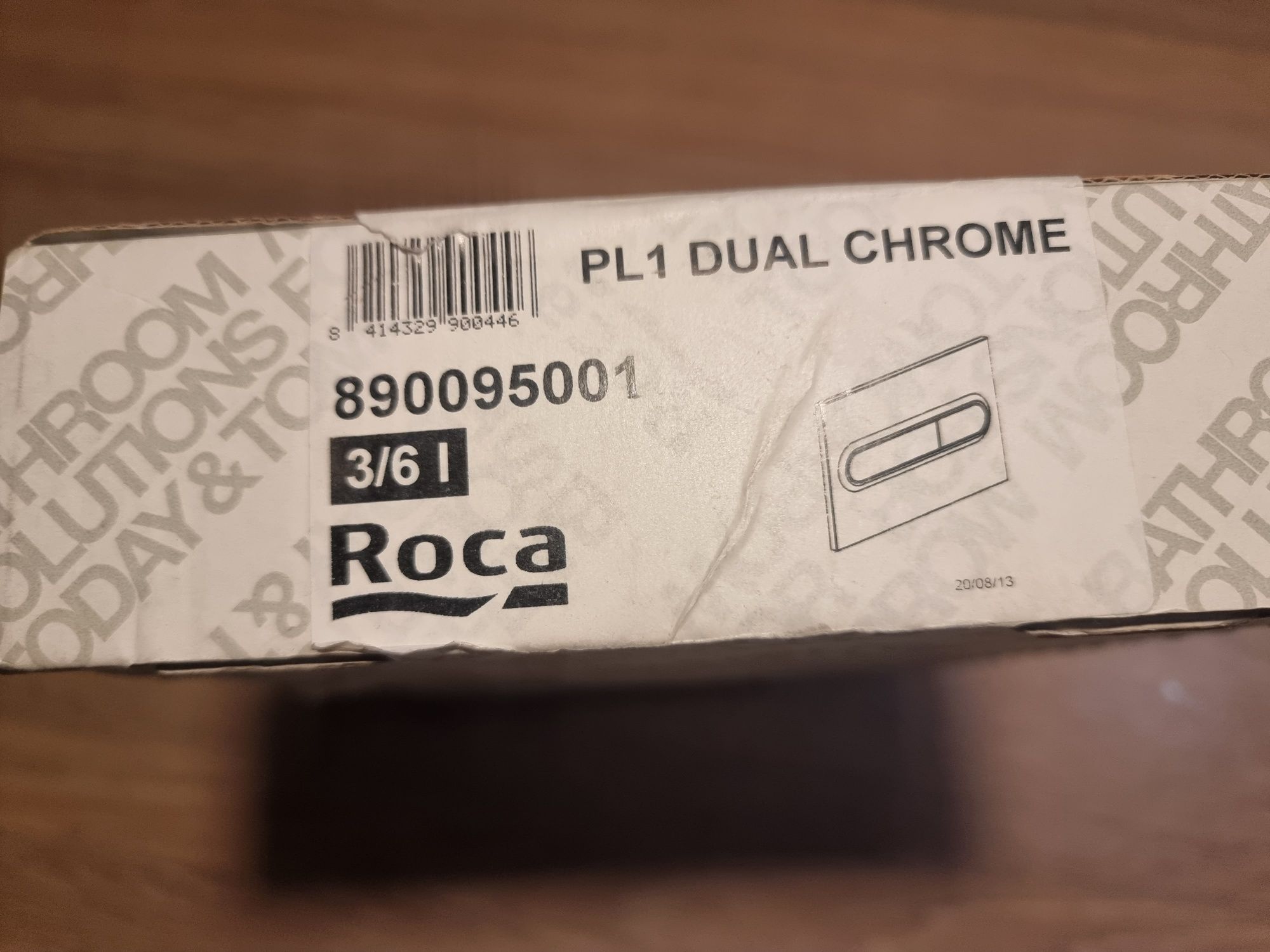 Roca PL1 Dual Chrome _ przycisk spłukujacy