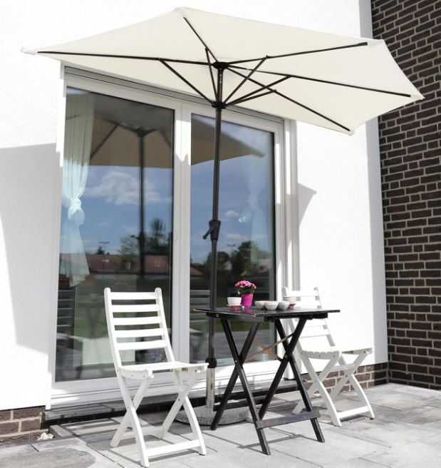 Parasol półokrągły Sekey 2,7 ​​m połówkowy 1/2