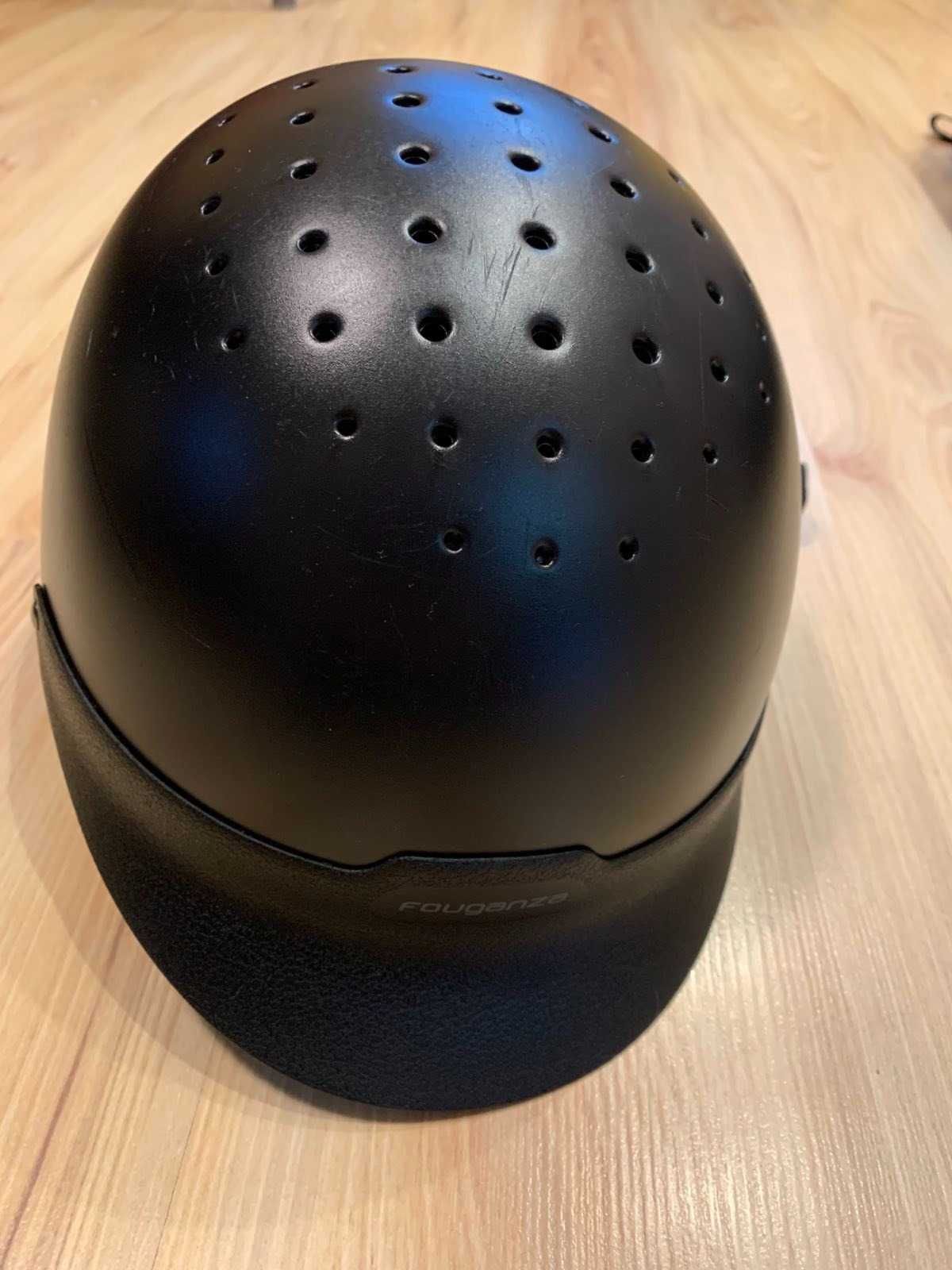 Kask Toczek jeździecki Fouganza100 rozmiar S 52-55cm bardzo dobry stan