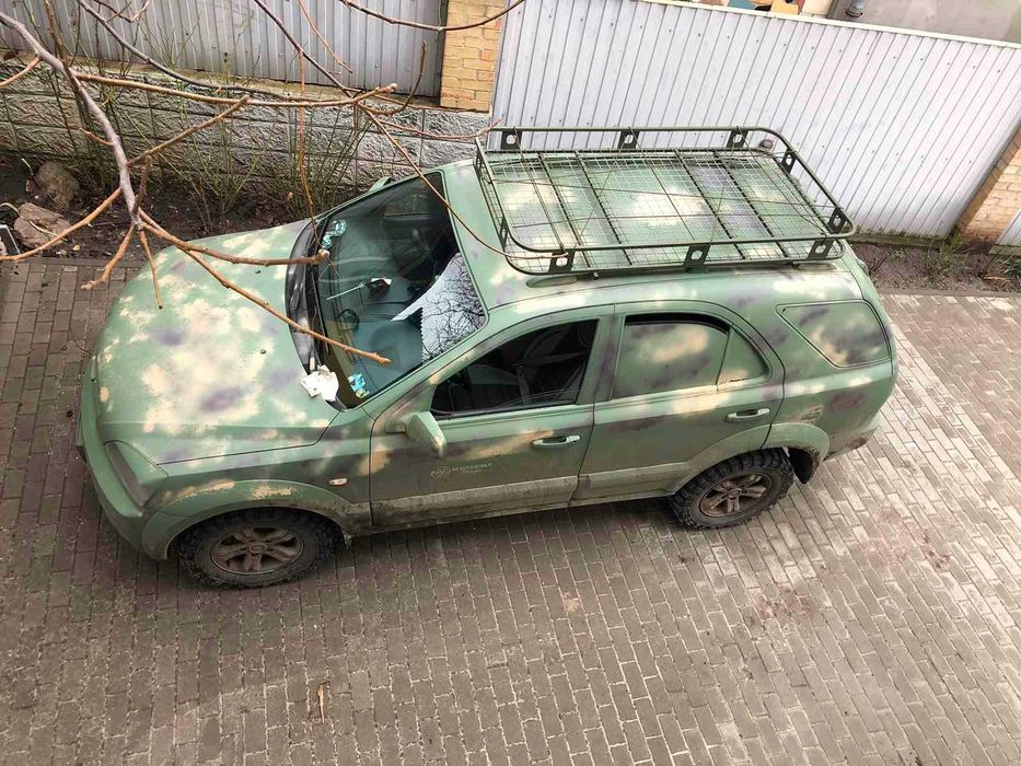 Багажник Kia Sorento на дах експедиційний на рейлінги