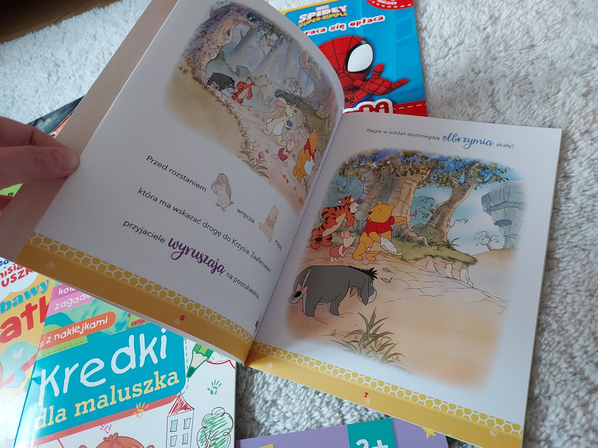 NOWE 10 szt książeczki elementarz zadania kolorowanki KiciaKocia