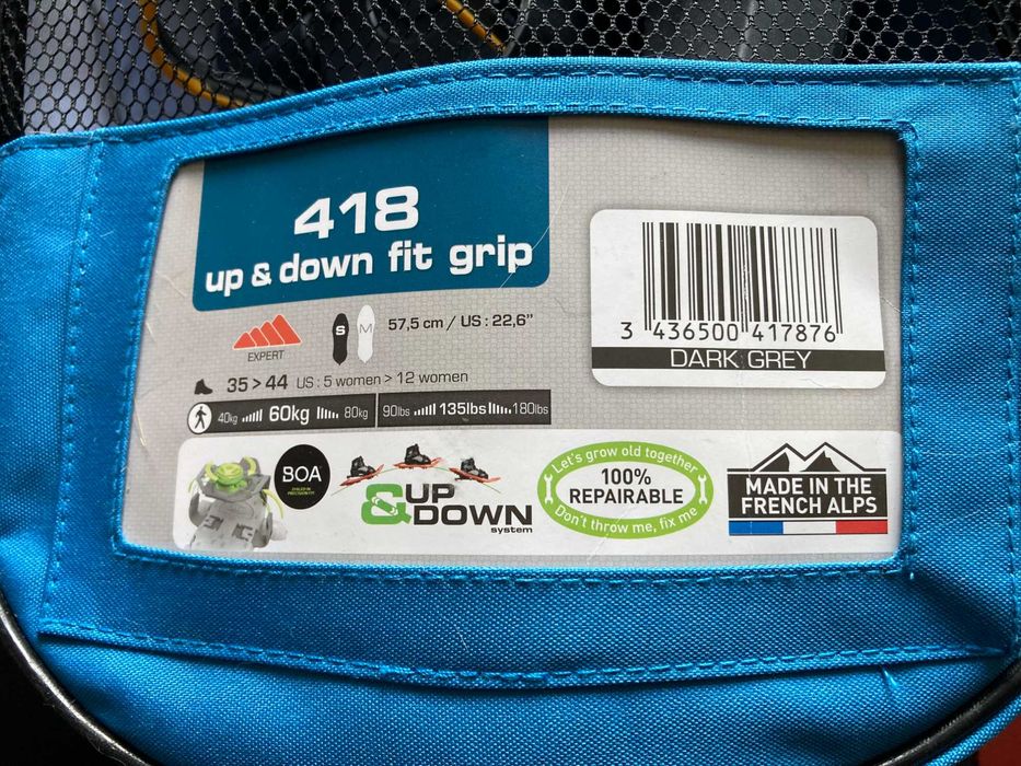 Rakiety śnieżne TSL 418 Up&Down Fit Grip dark grey