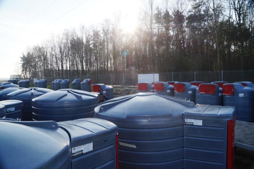 TOMASZÓW LUB. Zbiornik dwupłaszczowy na paliwo SWIMER 1500 l ON Diesel