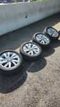 Jantes 16 Volkswagen, furacão 5x115 praticamente novas com pneus