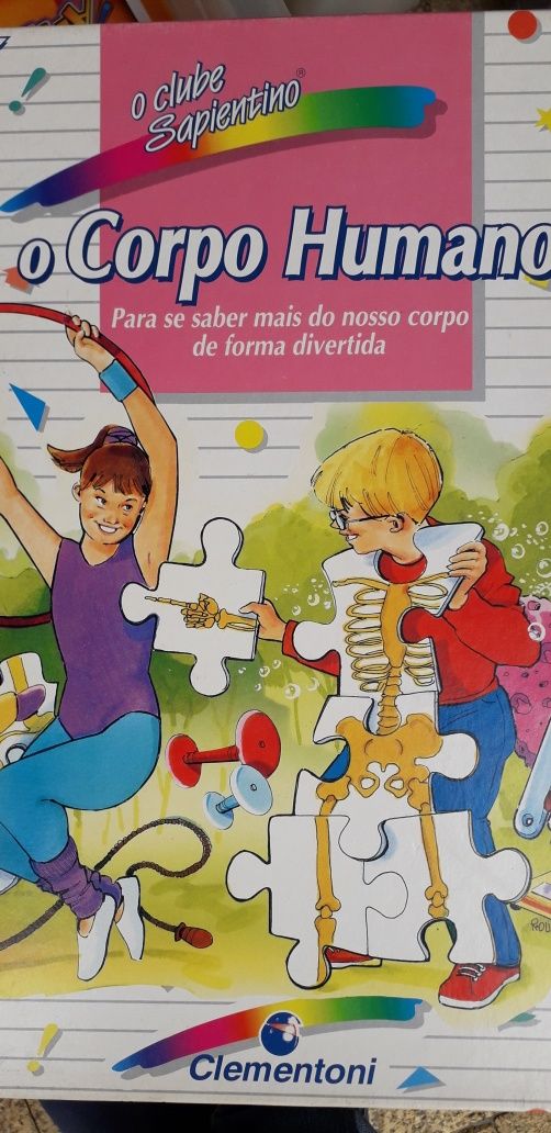 Jogo infantil "corpo humano "