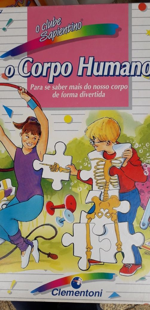 Jogo infantil "corpo humano "