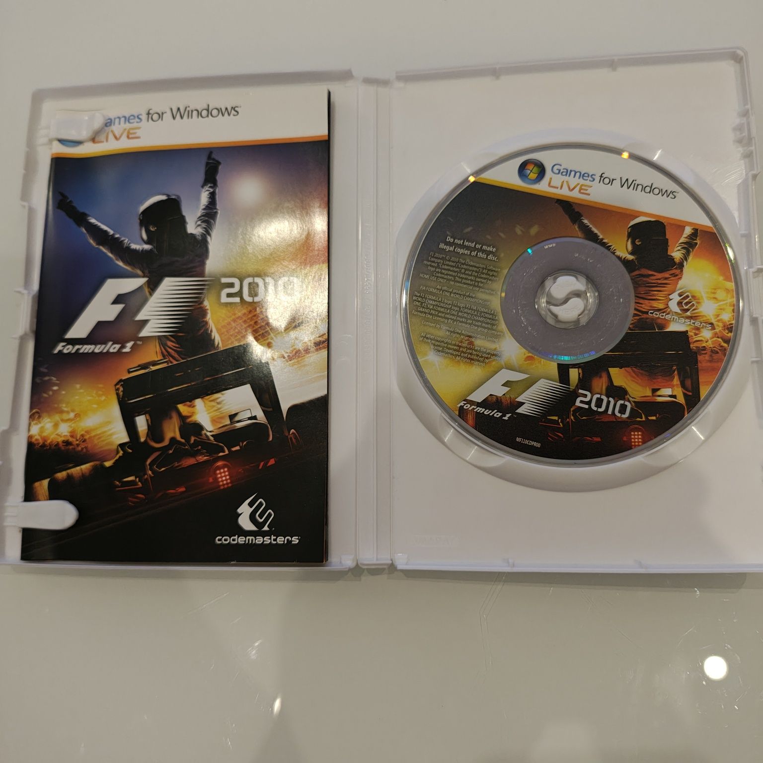 PC CD-ROM Formuła 1 2010