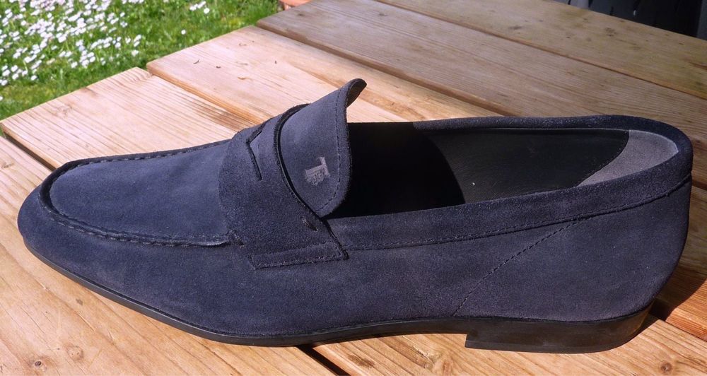 Мокасини лофери чоловічі tod's з натуральної замші