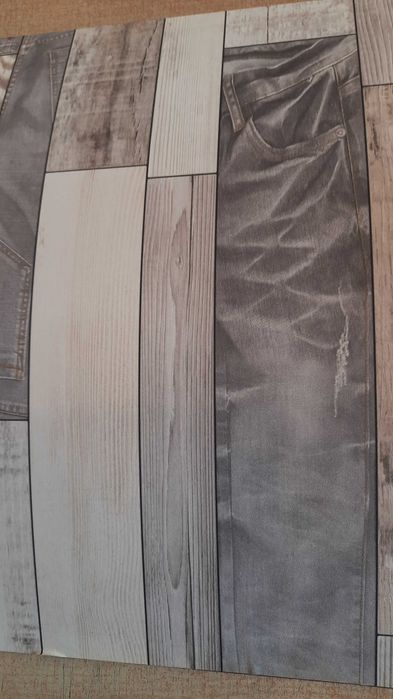 Tapeta dżinsy-deski