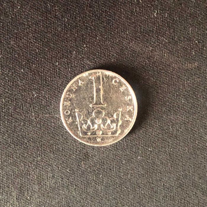 Монета 1 крона Чехия 1993 год