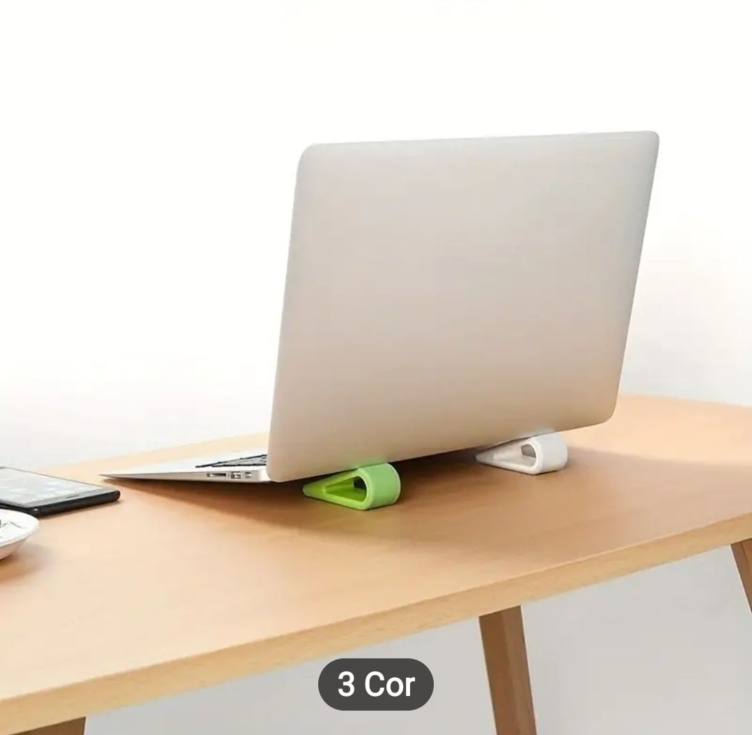 NOVO, 2 Suportes portátil/labtop, branco sujo, altura, inclinação