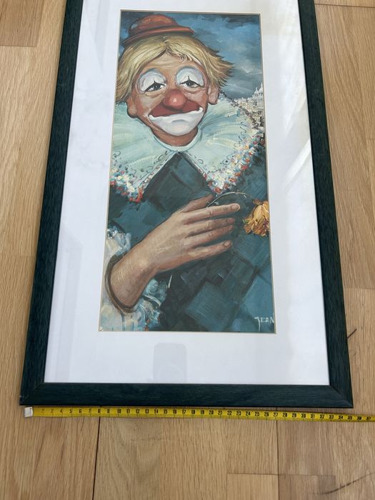 Quadro com palhaço