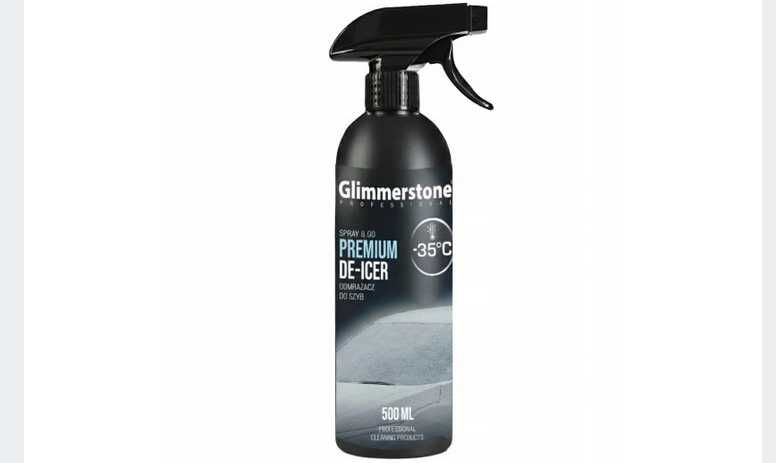 Odmrażacz do Szyb Lusterek Zamków -35C Glimmerstone Atomizer 500ml +GR