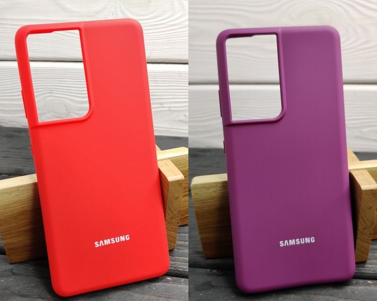 Чехол Silicone Case Samsung S21 Ultra/ S21 Plus/ S21  Микрофибра