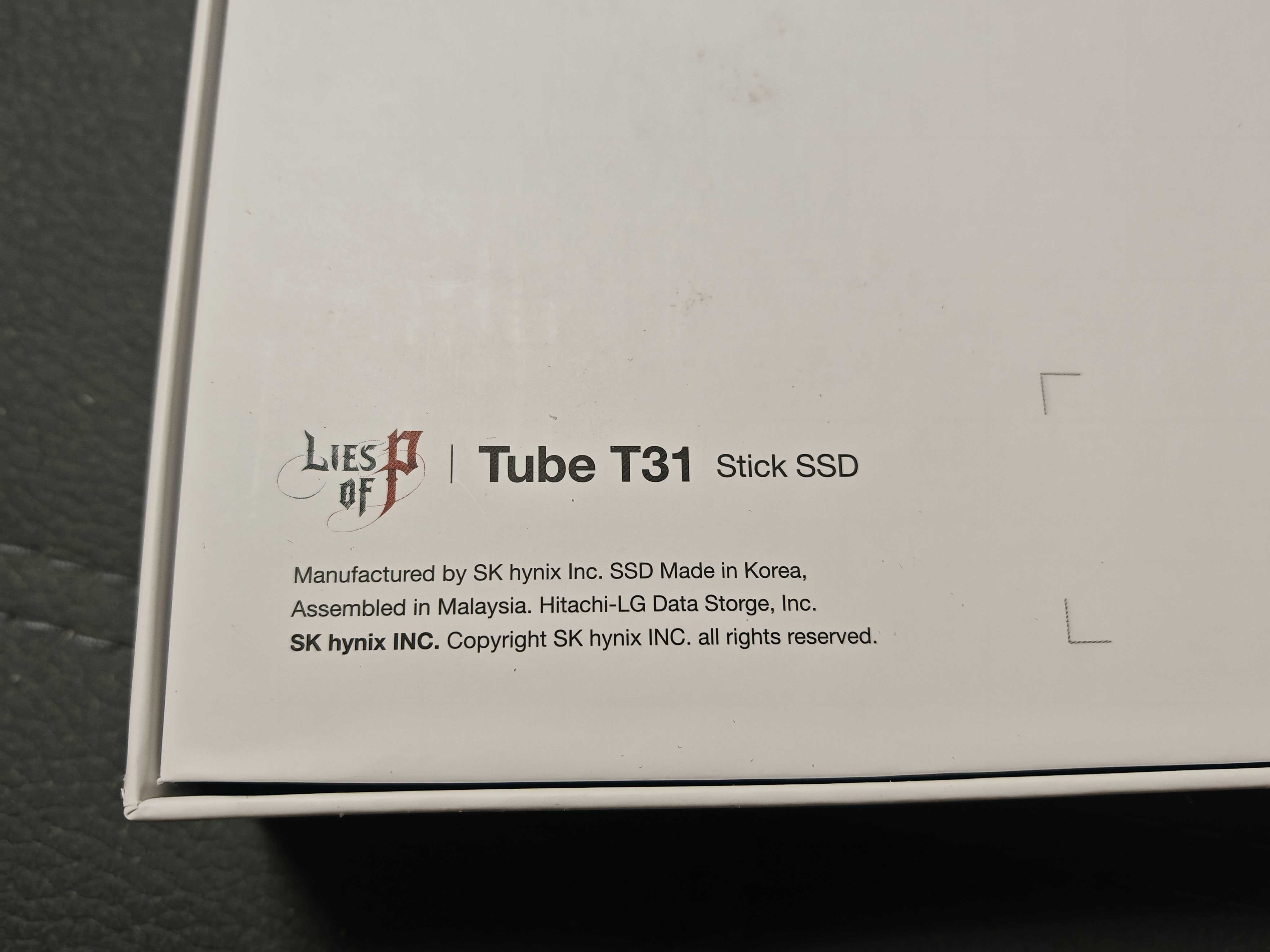 SK hynix Tube T31 1TB USB Stick Type SSD with DRAM Lies of P Edition