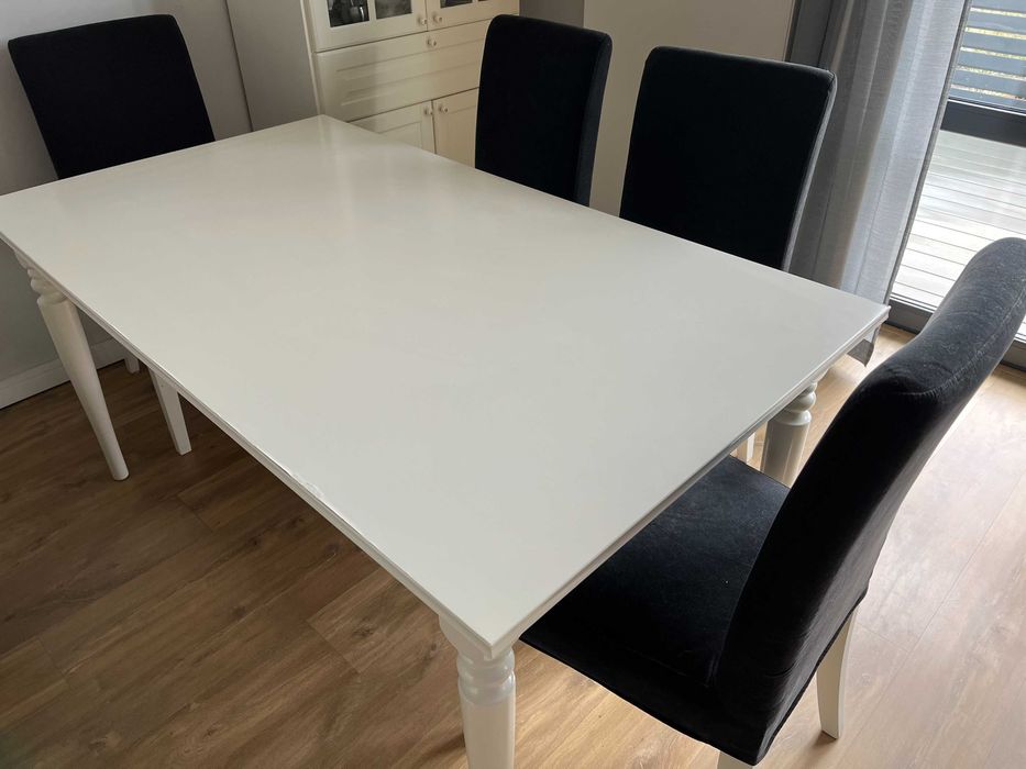 Stół rozkładany Ikea Ingatorp 155/215x87 cm (160x90cm)