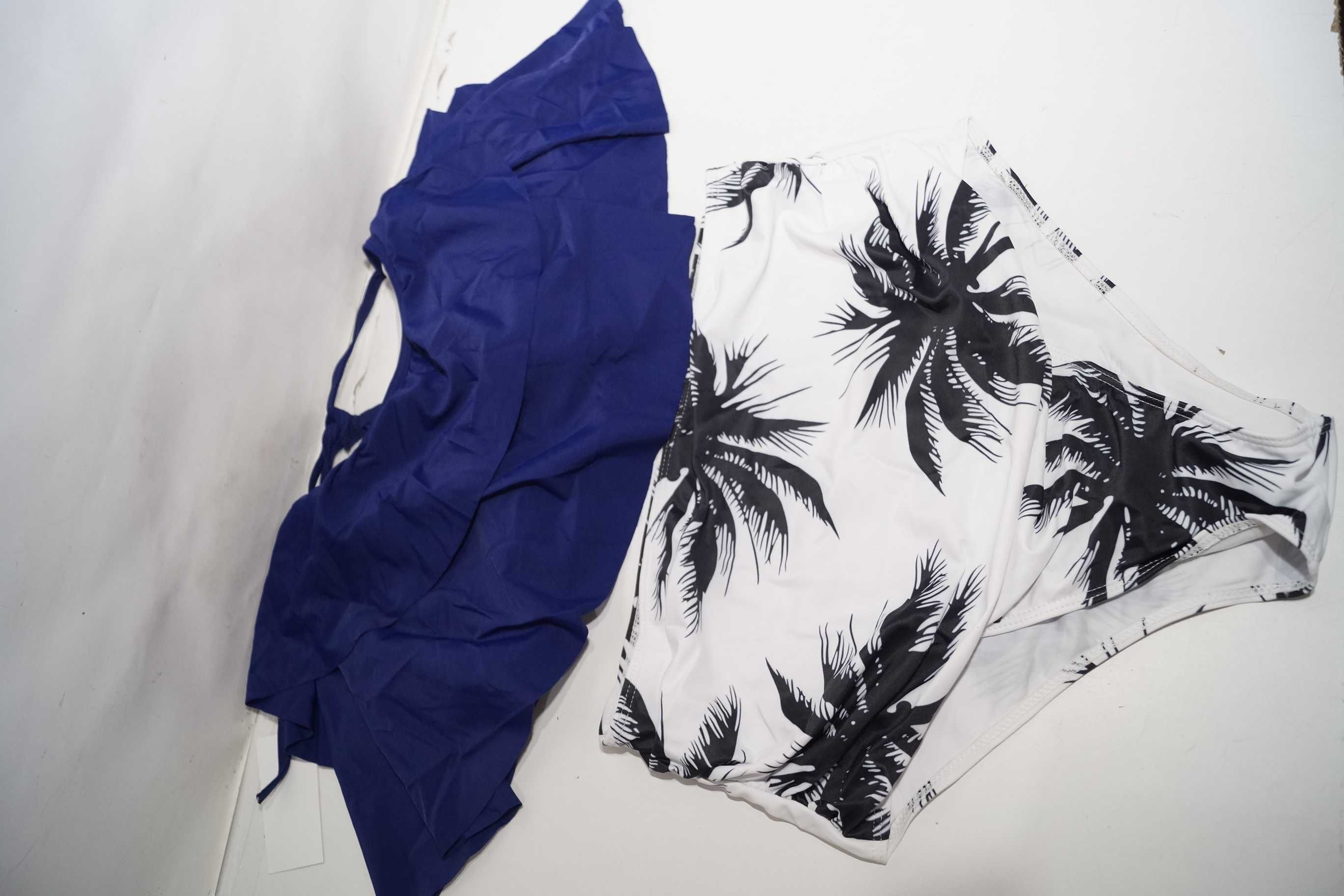 W108 Bikini Strój Kąpielowy Wysoki Stan W Palmy L