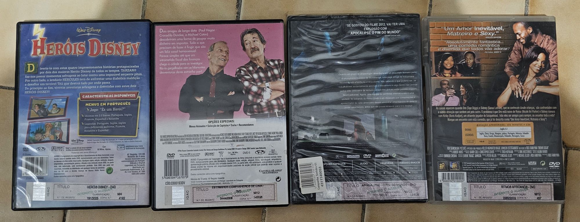 DVD's originais.