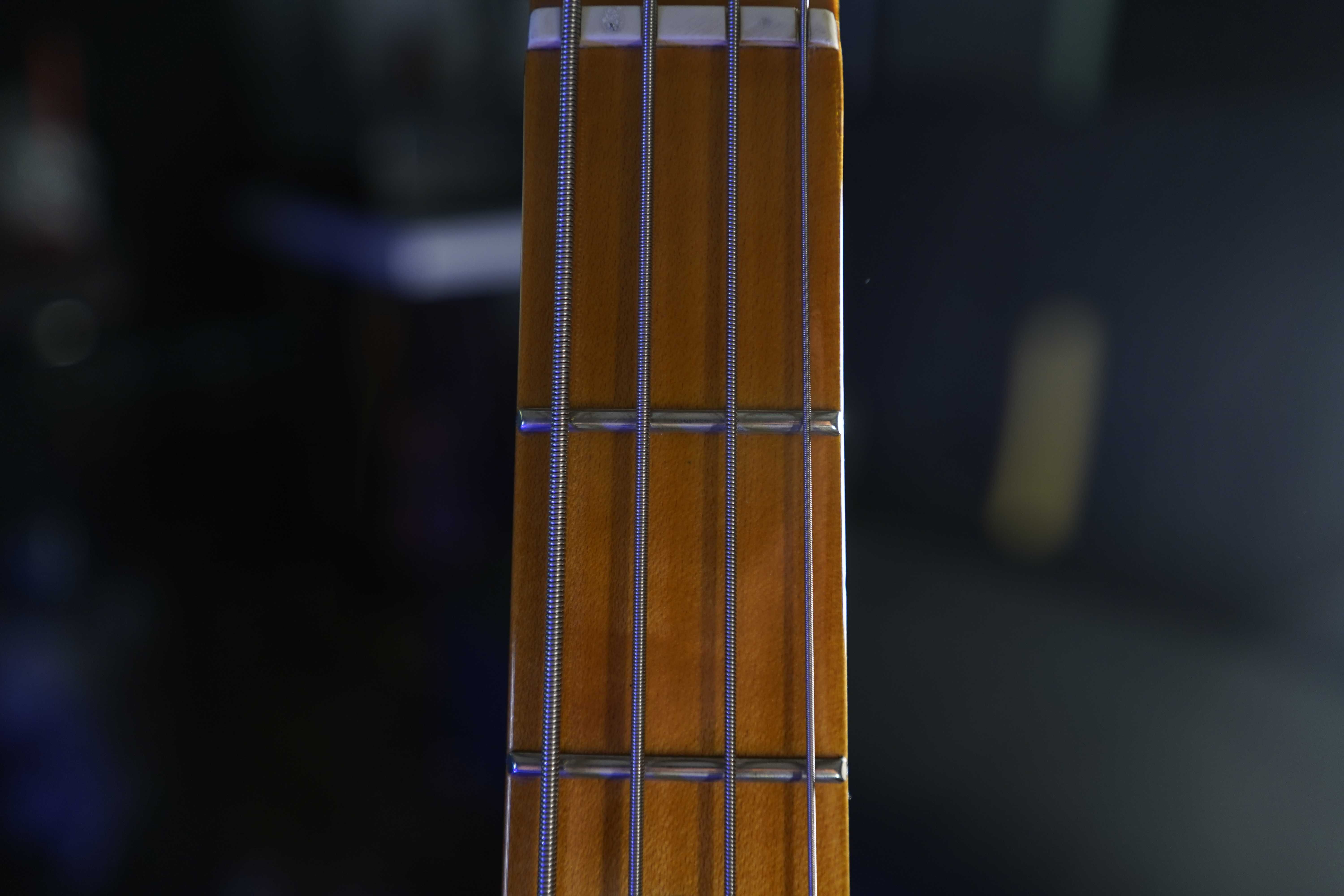 Gitara basowa Japan 70'- 80' Jazz Bass (part) IV + stojak + pasek DIY