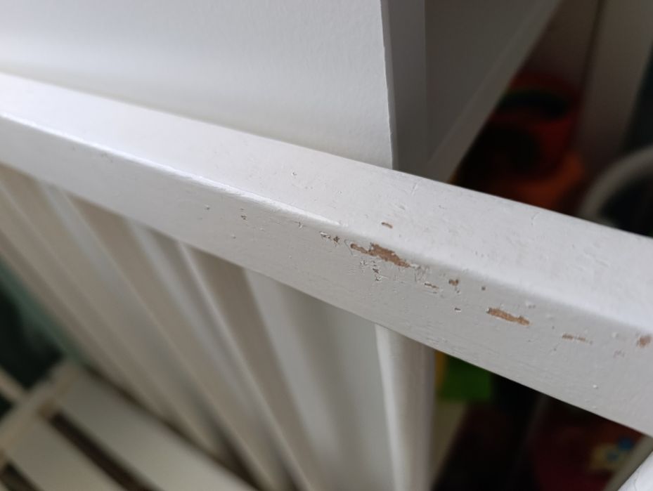 Łóżeczko białe 120x60