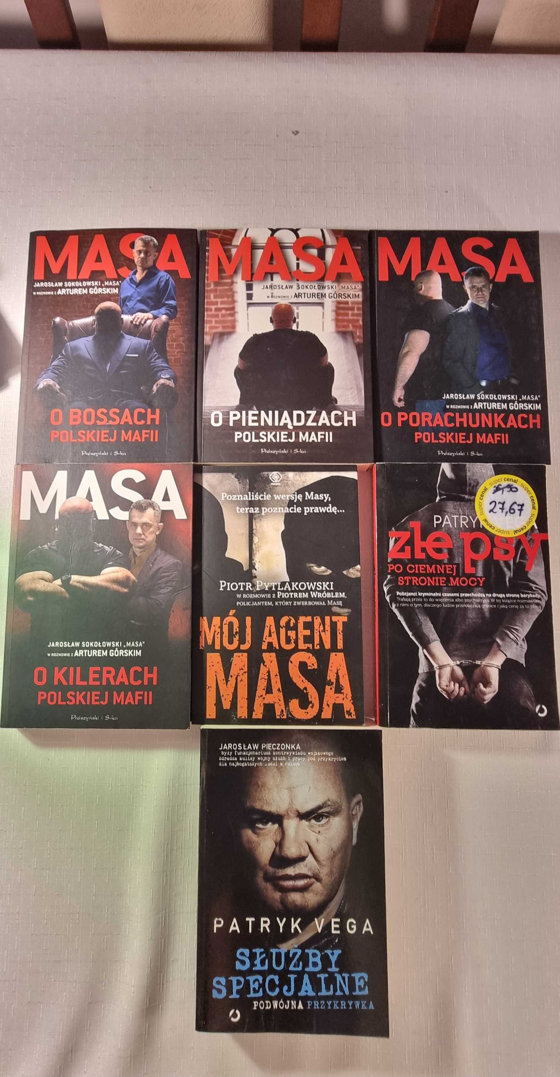 Zestaw ksiązek o polskiej mafii - Masa, Vega