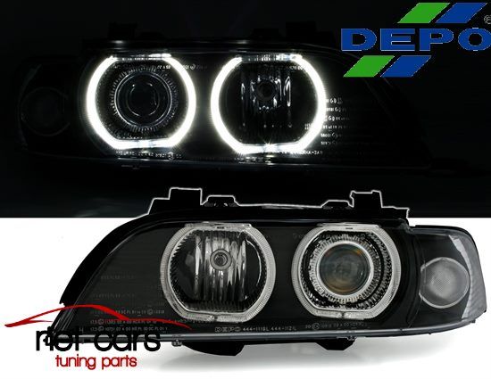 Reflektory lampy przednie przód BMW E39 D2S XENON CCFL LED