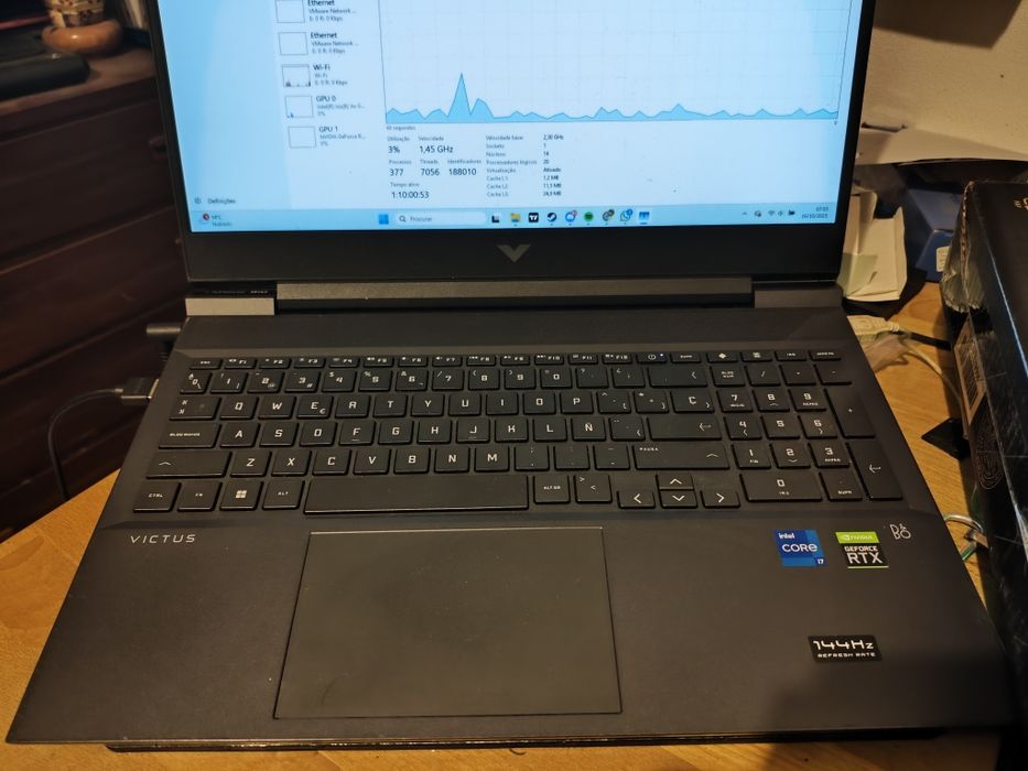 Portátil Gamer HP Victus i7