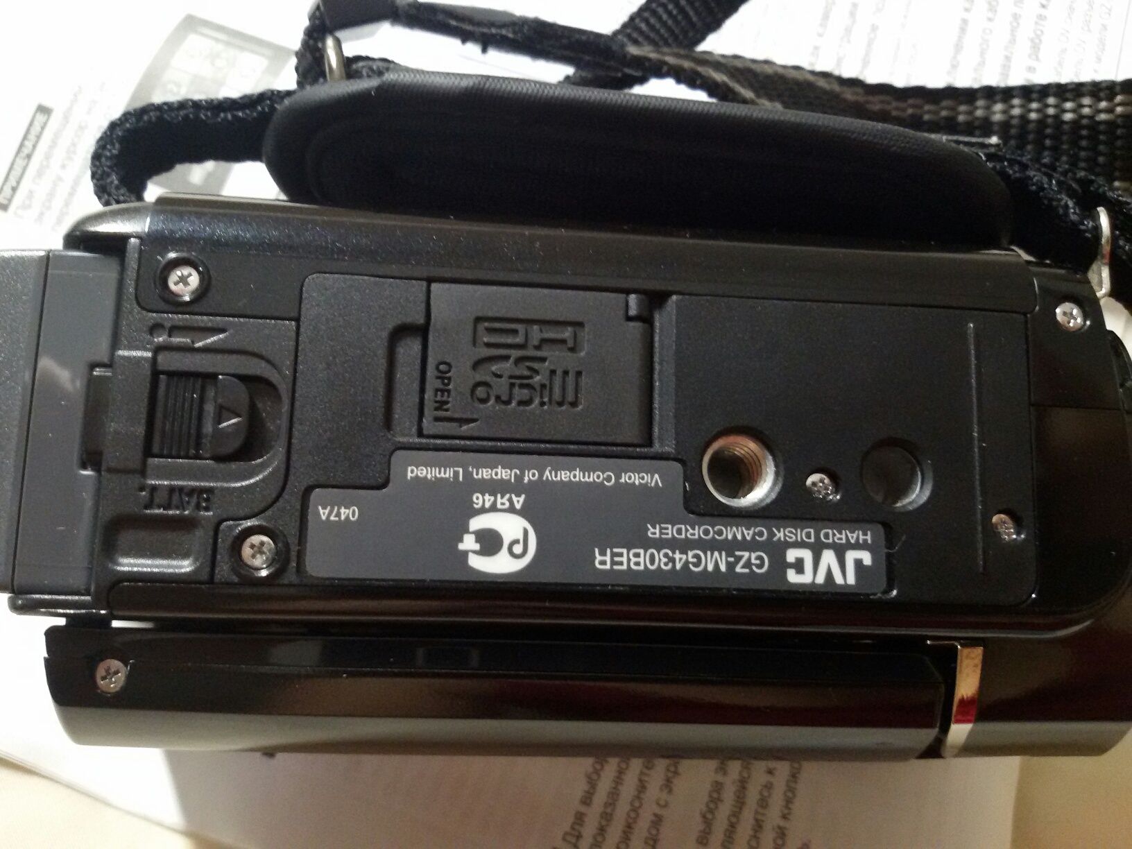 Цифровая видеокамера jvc gz-mg 430 с HDD 30 Гб