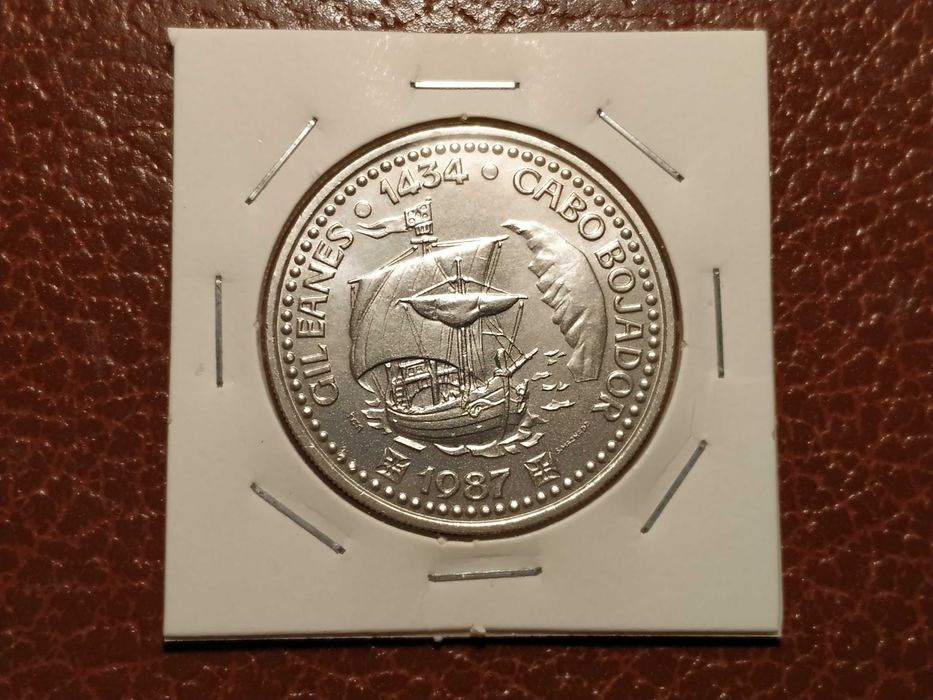 719 Moeda comemorativa de 100 escudos de 1987 Gil Eanes - Portugal