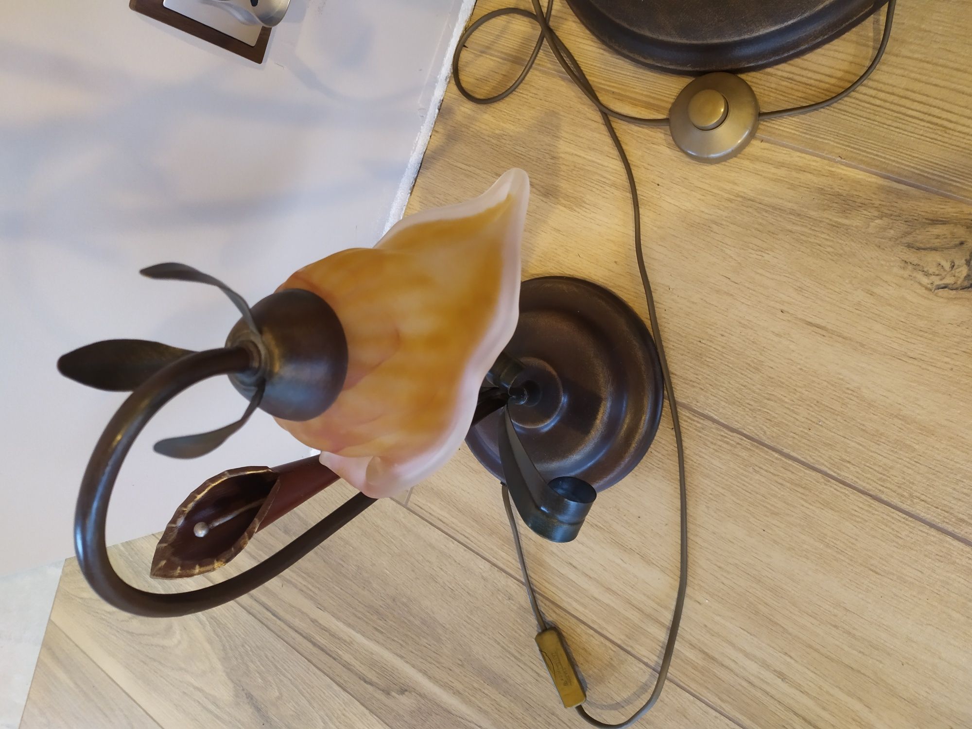 Komplet ekskluzywnych lamp, gwint E14 stan bdb