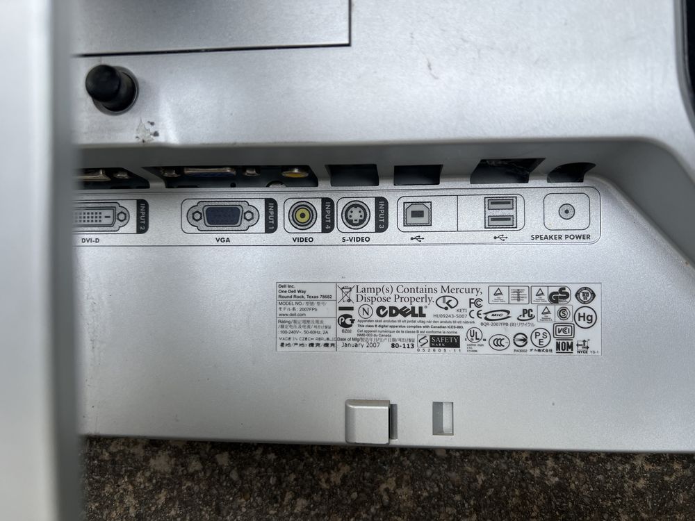 Мониторы офисные б/к на запчасти Samsung. LG. DELL 19 дюймов