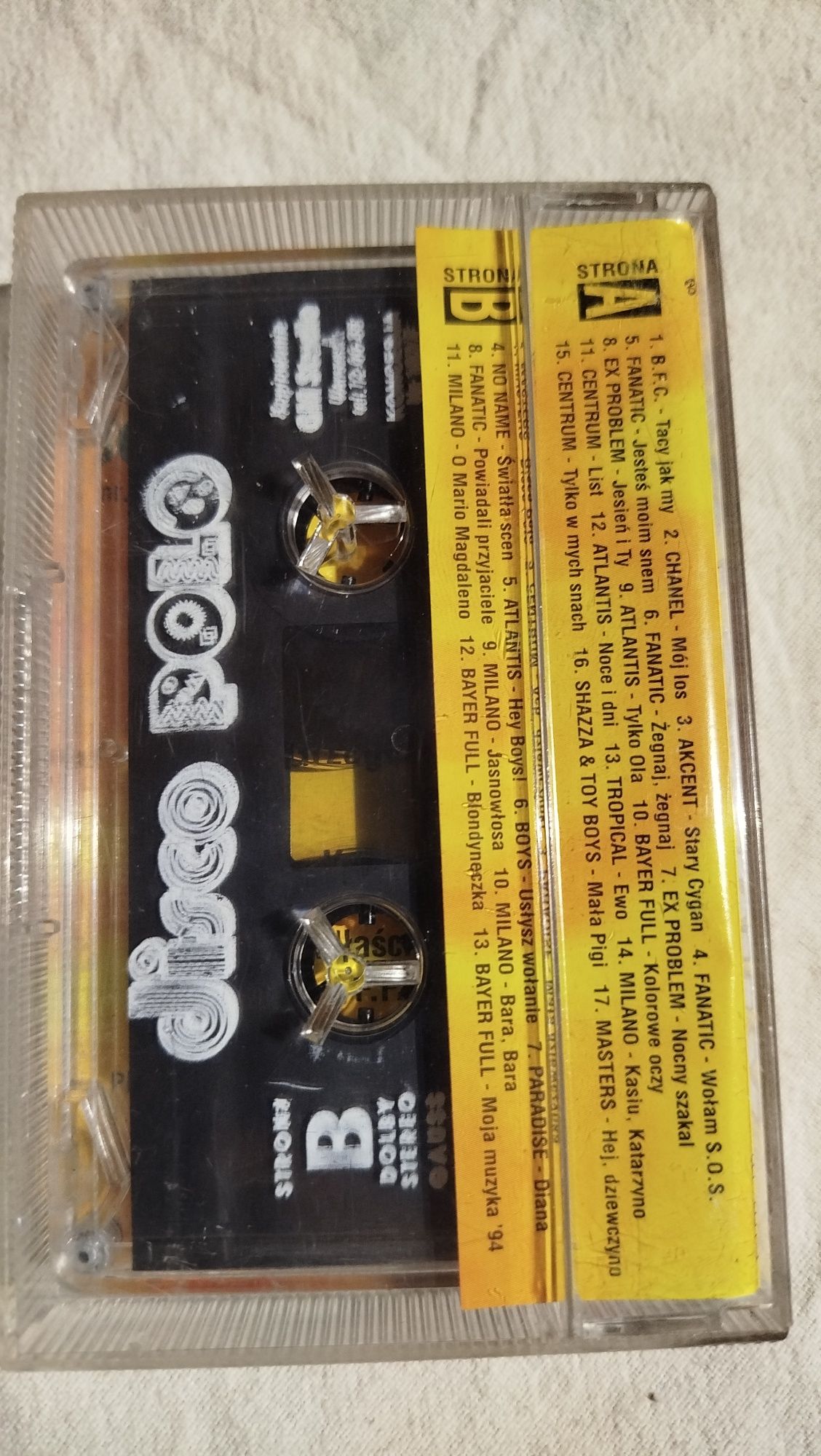 Kaseta magnetofonowa disco-polo MIX blue star 1994