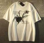 Y2K Корейський вуличний одяг Spider Graphic Acubi Harajuku