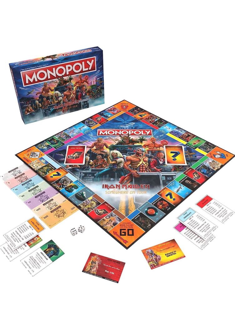 Gra planszowa Monopoly Iron Maiden Somwhere on Tour