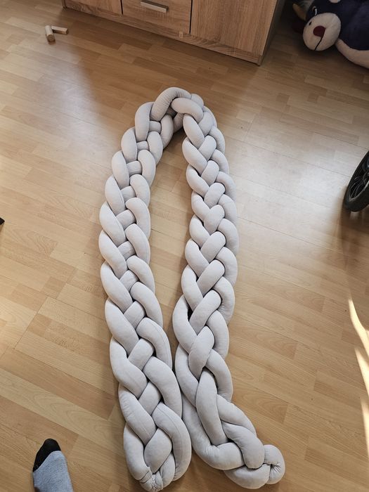 Kokon szary do łóżeczka