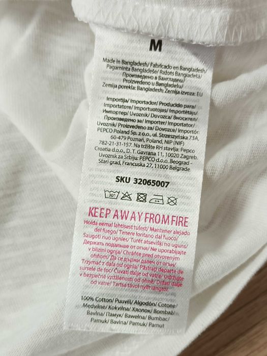 Biała bluzka top dekolt koronka bez rękawów Beloved M