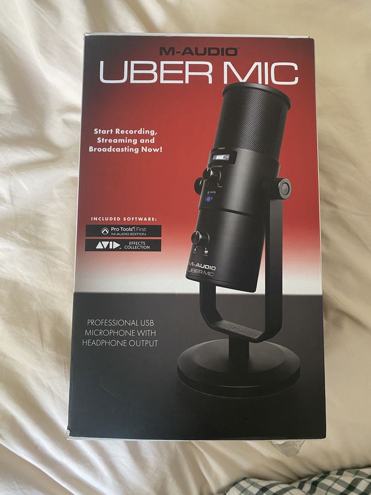 Microfone Estúdio Uber Mic M-Audio