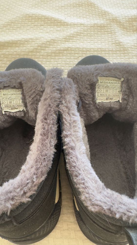 Botas de neve para homem quente antiderrapante