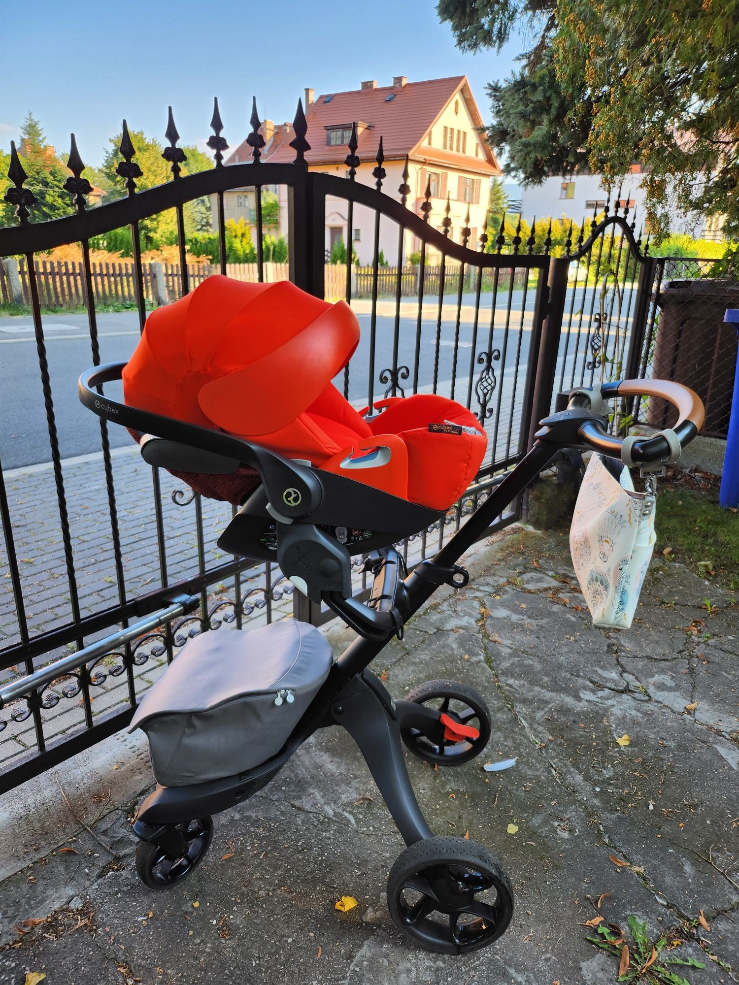 Stokke Xplory X Modern Grey gondola spacerówka fotelik Cybex okazja!!!